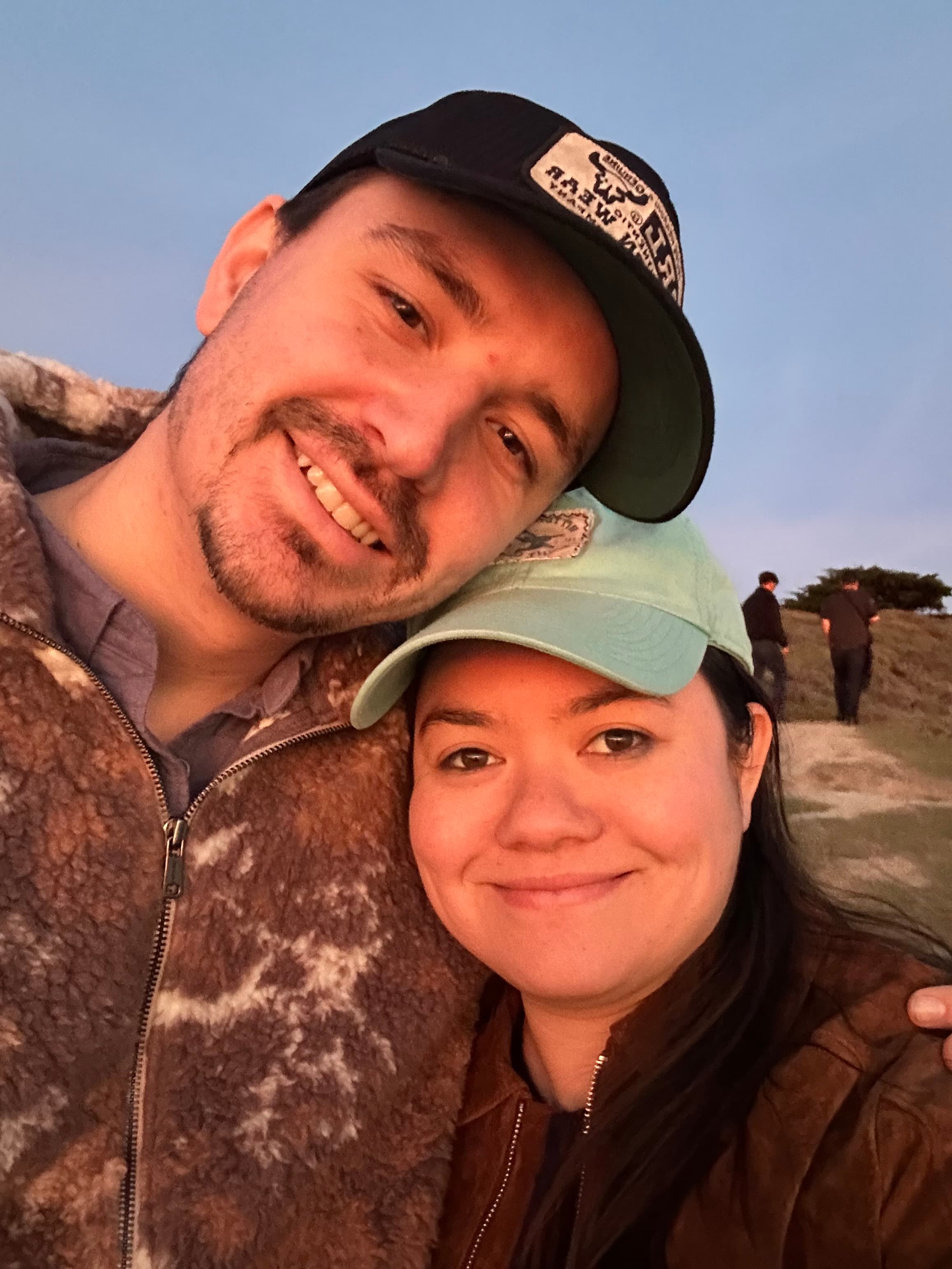 Emma & Chris outdoors